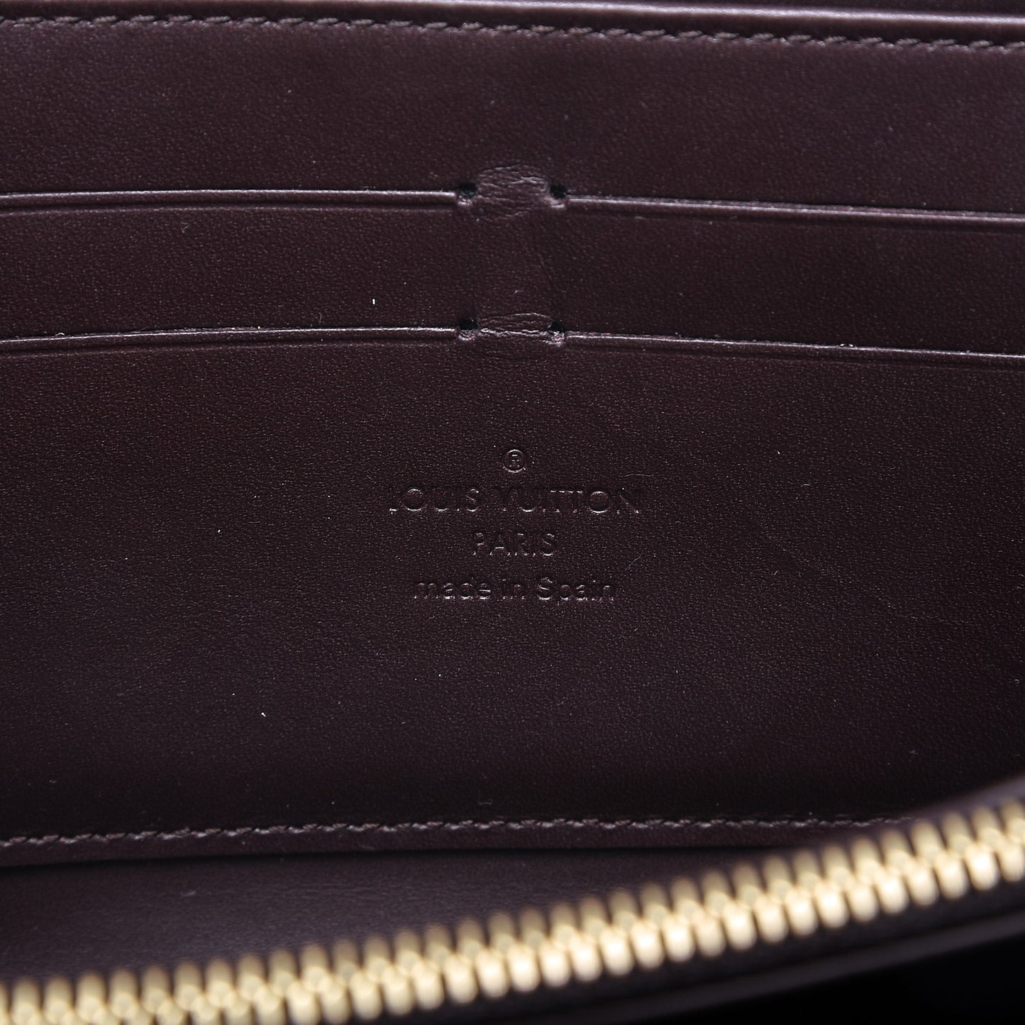 Vernis Zippy Wallet Amarante