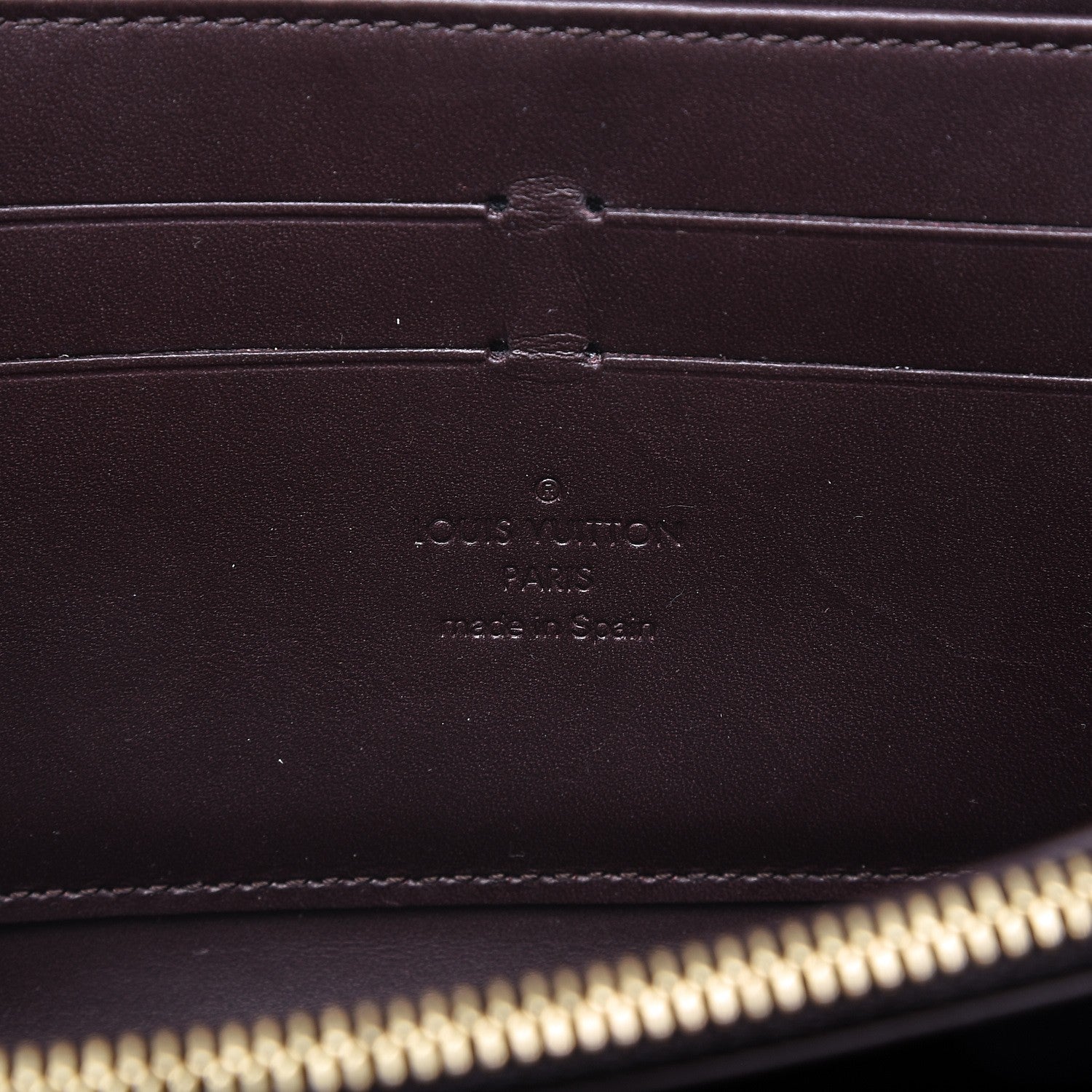 Louis Vuitton Vernis Zippy Wallet Amarante 6 of 7