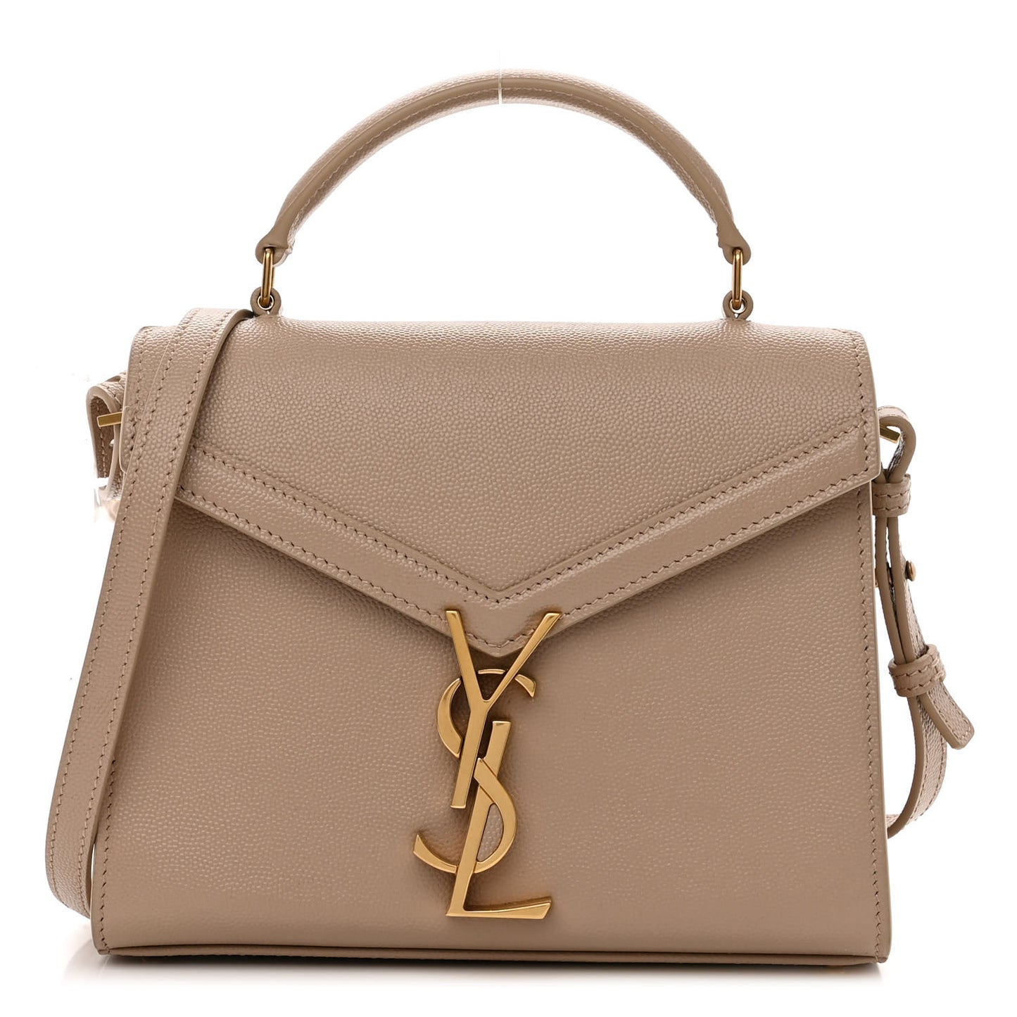 Grain de Poudre Mini Classic Monogram Cassandra Top Handle Beige