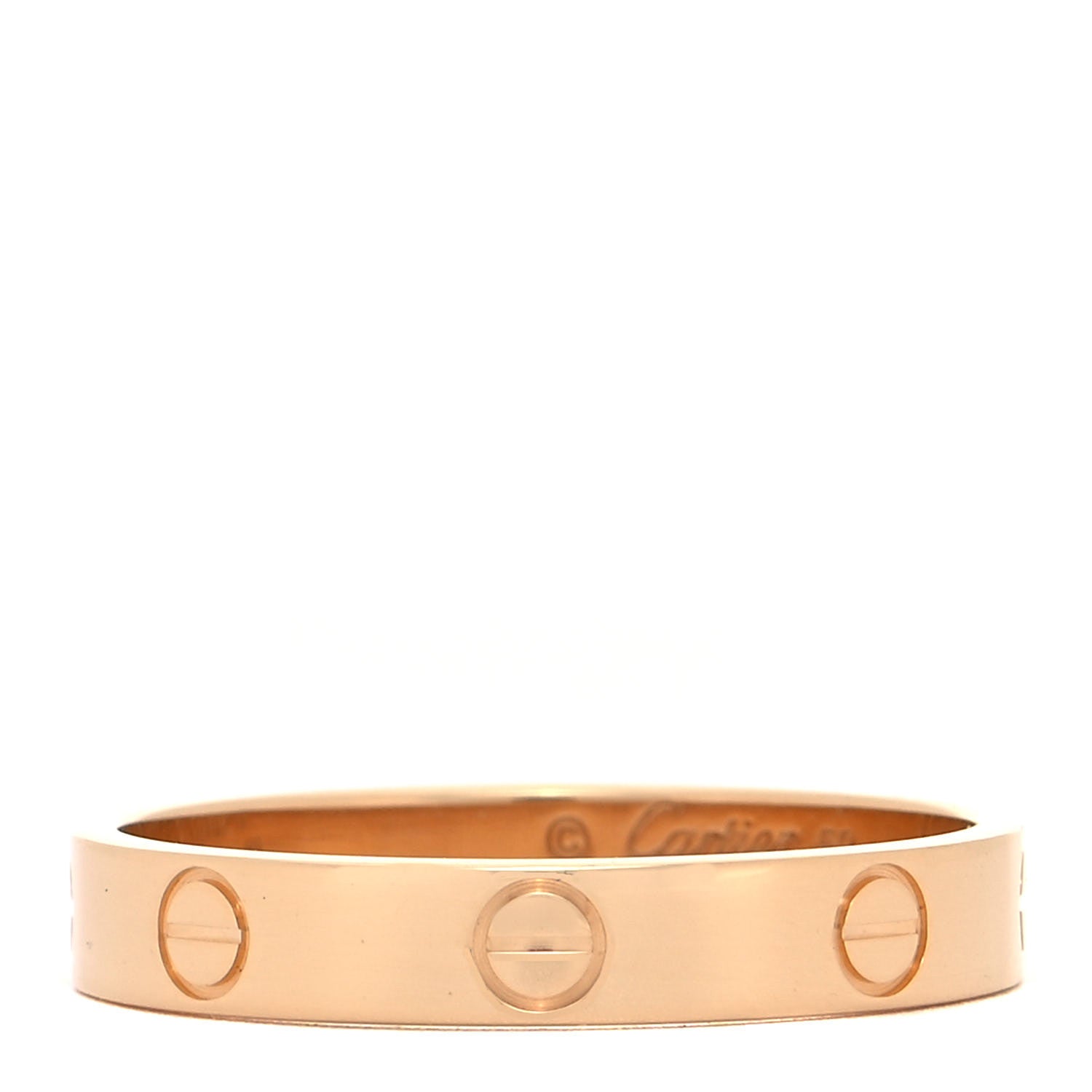 Cartier 18K Yellow Gold 3.5mm LOVE Wedding Band Ring 59 8.75 1 of 4