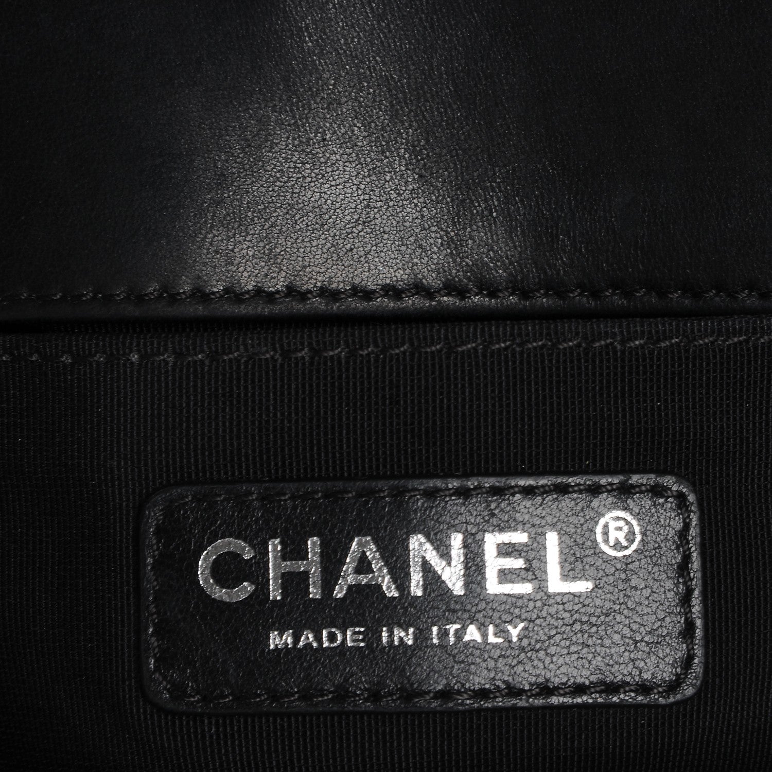 Chanel Lambskin Quilted Small Chain Mail Boy Flap Black 7 of 8
