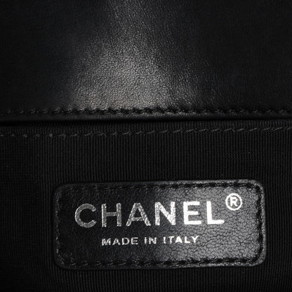 Chanel Lambskin Quilted Small Chain Mail Boy Flap Black 7 of 8