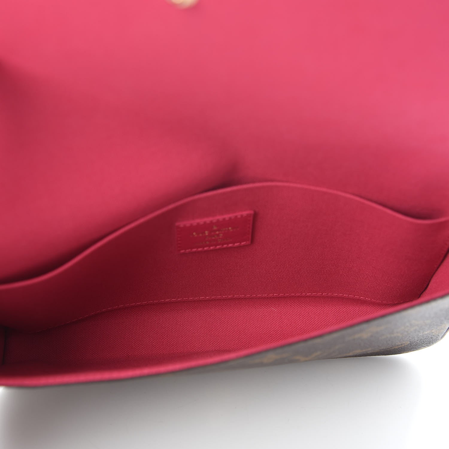 Louis Vuitton Monogram 2021 Christmas Animation Hollywood Pochette Felicie Chain Wallet Fuchsia 6 of 9