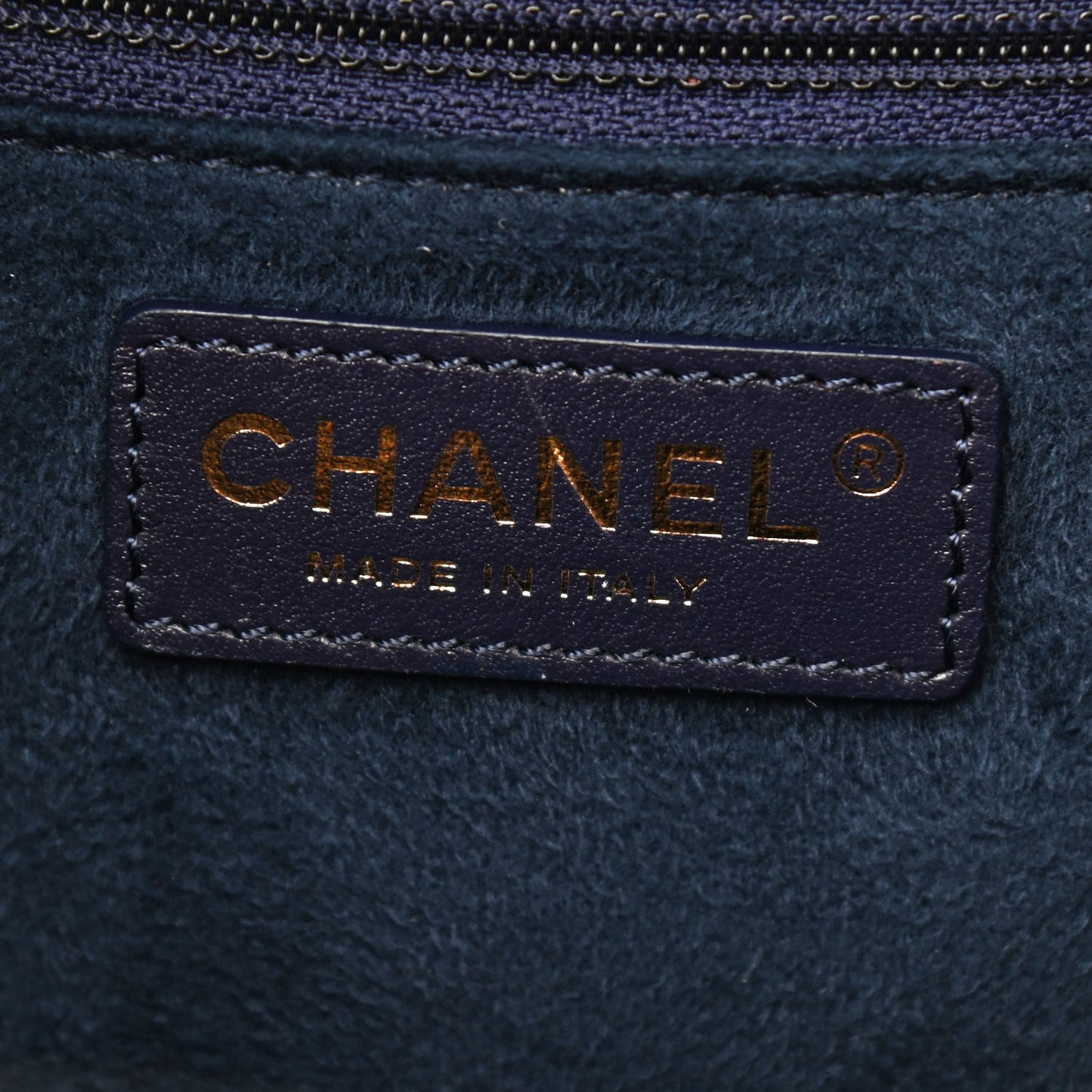 Caviar Small Studded Deauville Tote Navy
