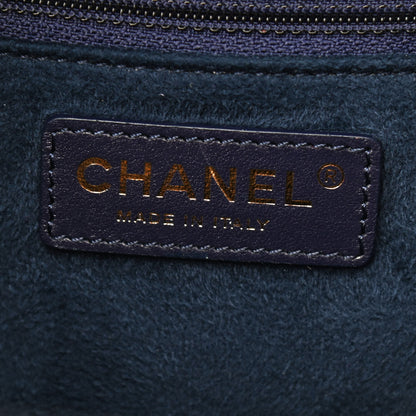 Chanel Caviar Small Studded Deauville Tote Navy 6 of 10