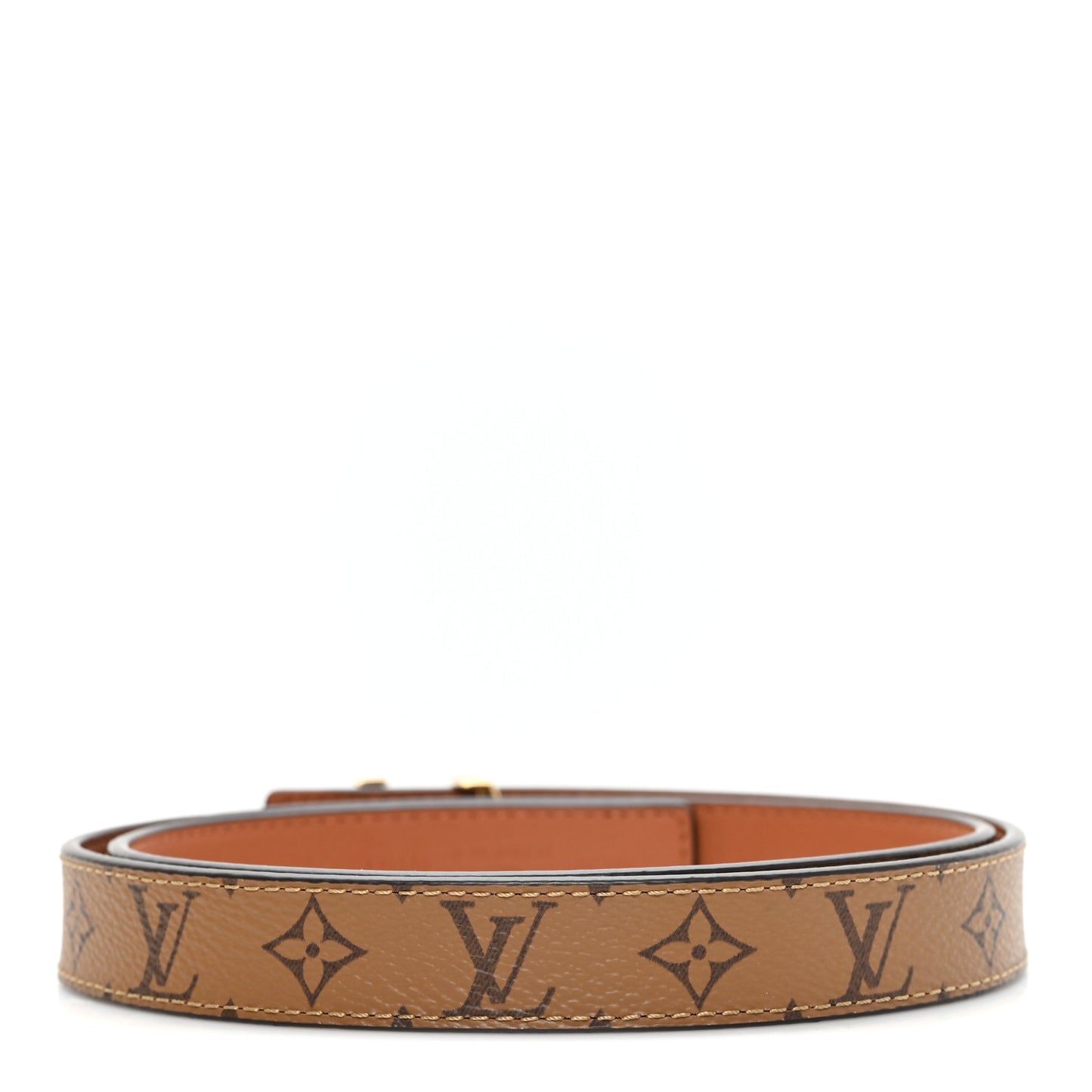 Calfskin Reverse Monogram 20mm LV Iconic Reversible Belt 75 30 Black