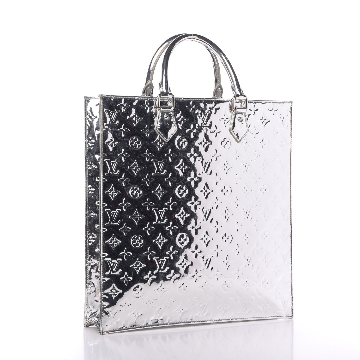 Louis Vuitton Monogram Miroir Sac Plat Silver 3 of 11