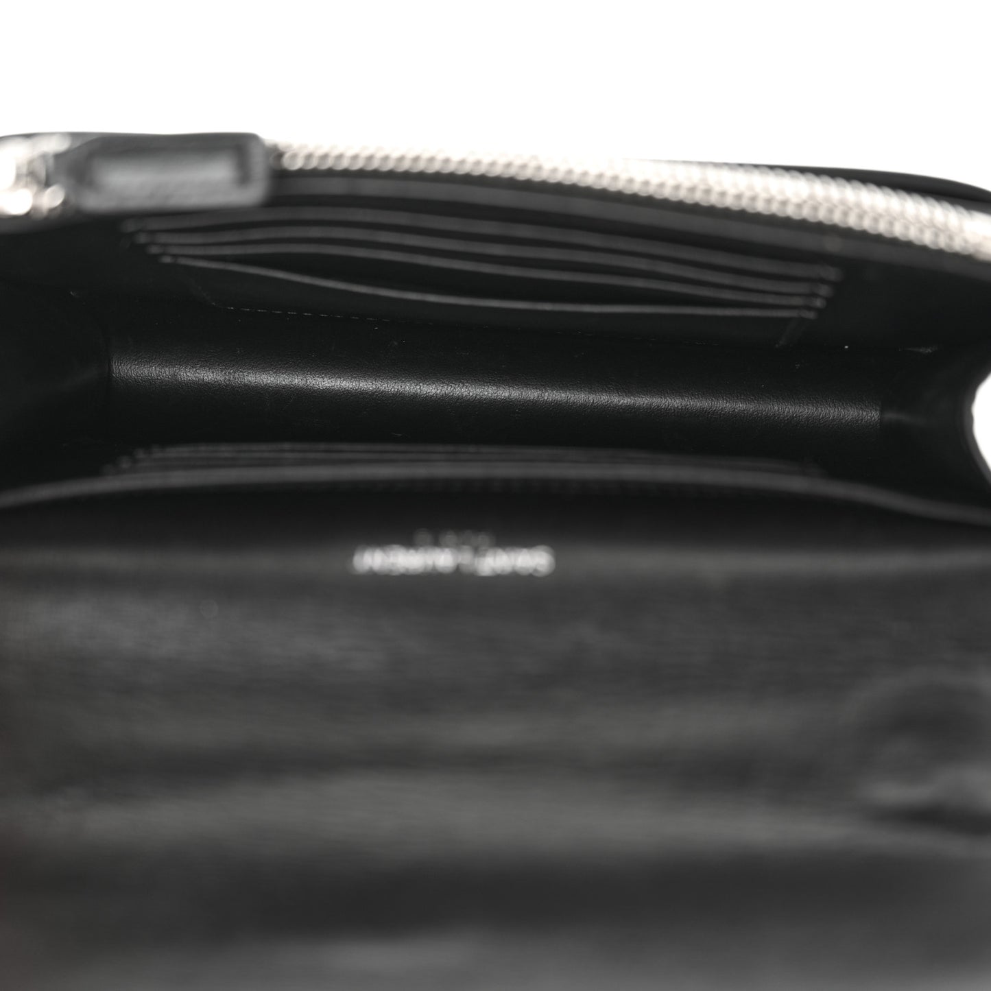 Calfskin Monogram Sunset Chain Wallet Black