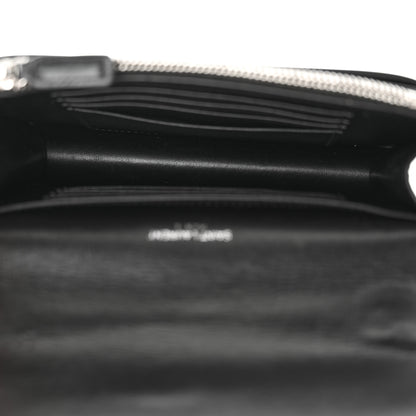 Saint Laurent Calfskin Monogram Sunset Chain Wallet Black 5 of 12