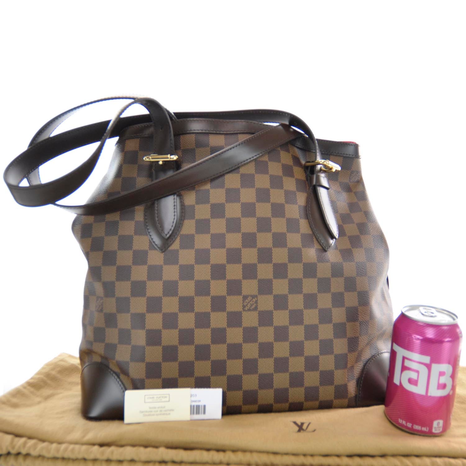 Louis Vuitton Damier Ebene Hampstead GM 3 of 8