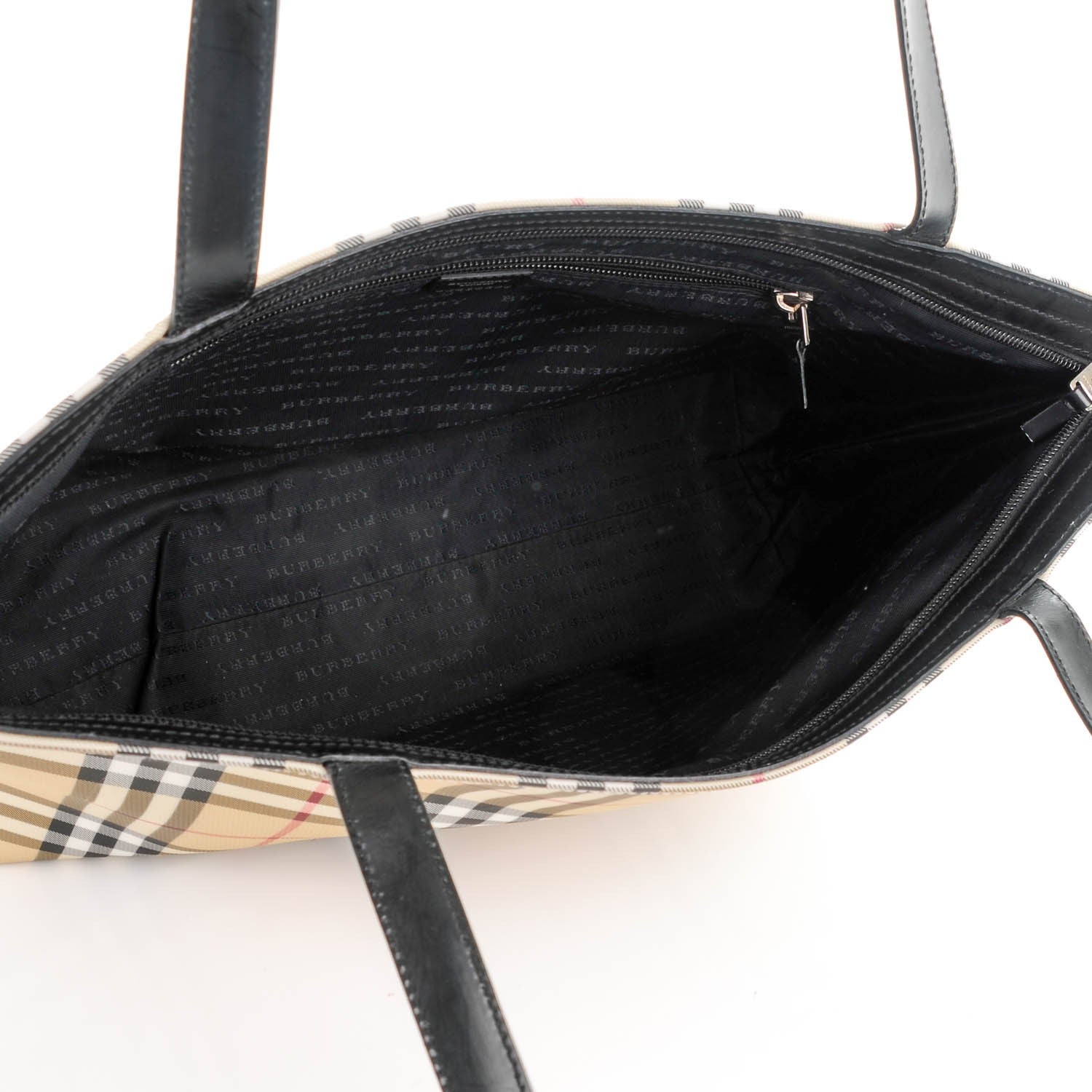 Burberry House Check Medium Tote Black 5 of 7