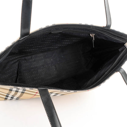 Burberry House Check Medium Tote Black 5 of 7