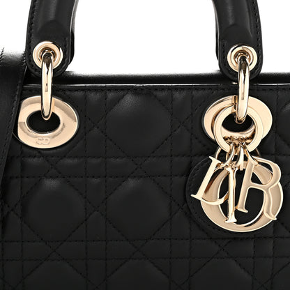 Christian Dior Lambskin Cannage Small Lady D-Joy Black 8 of 12