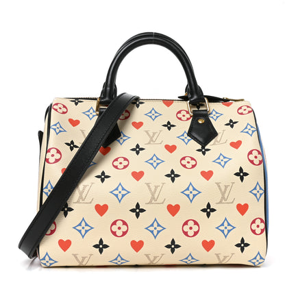 Louis Vuitton Game On Speedy Bandouliere 25 White 1 of 9