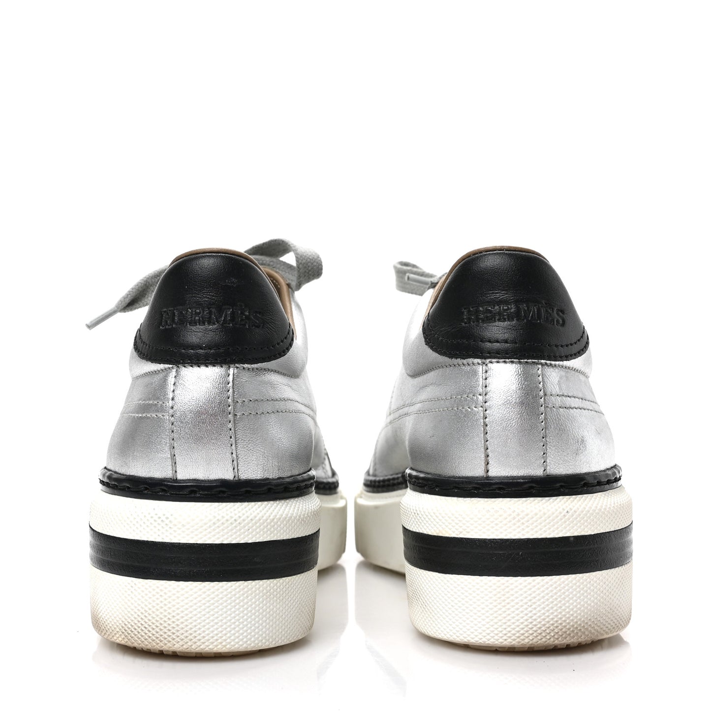 Metallic Womens Polo Sneakers 37 Argente Black