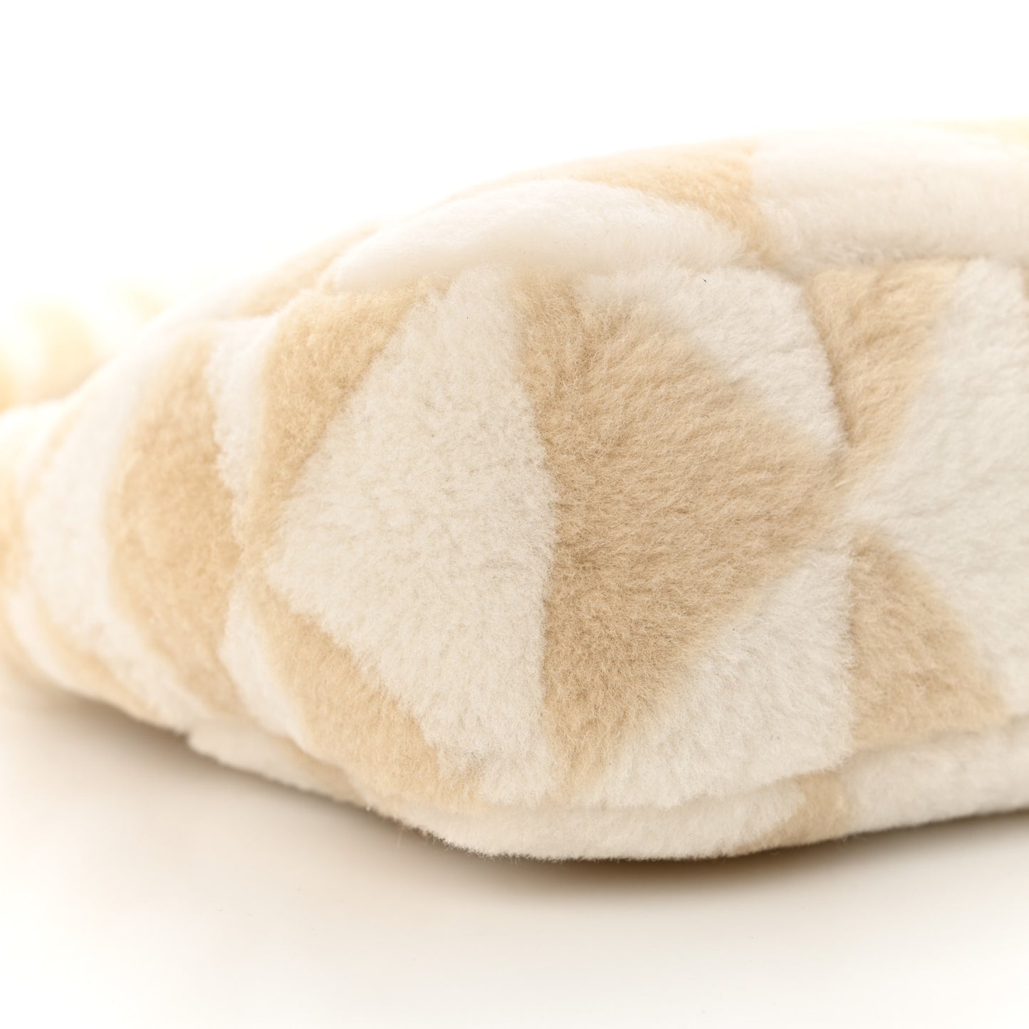 Montone Shearling Nappa Mini Re-Edition Shoulder Bag Ecru Bianco