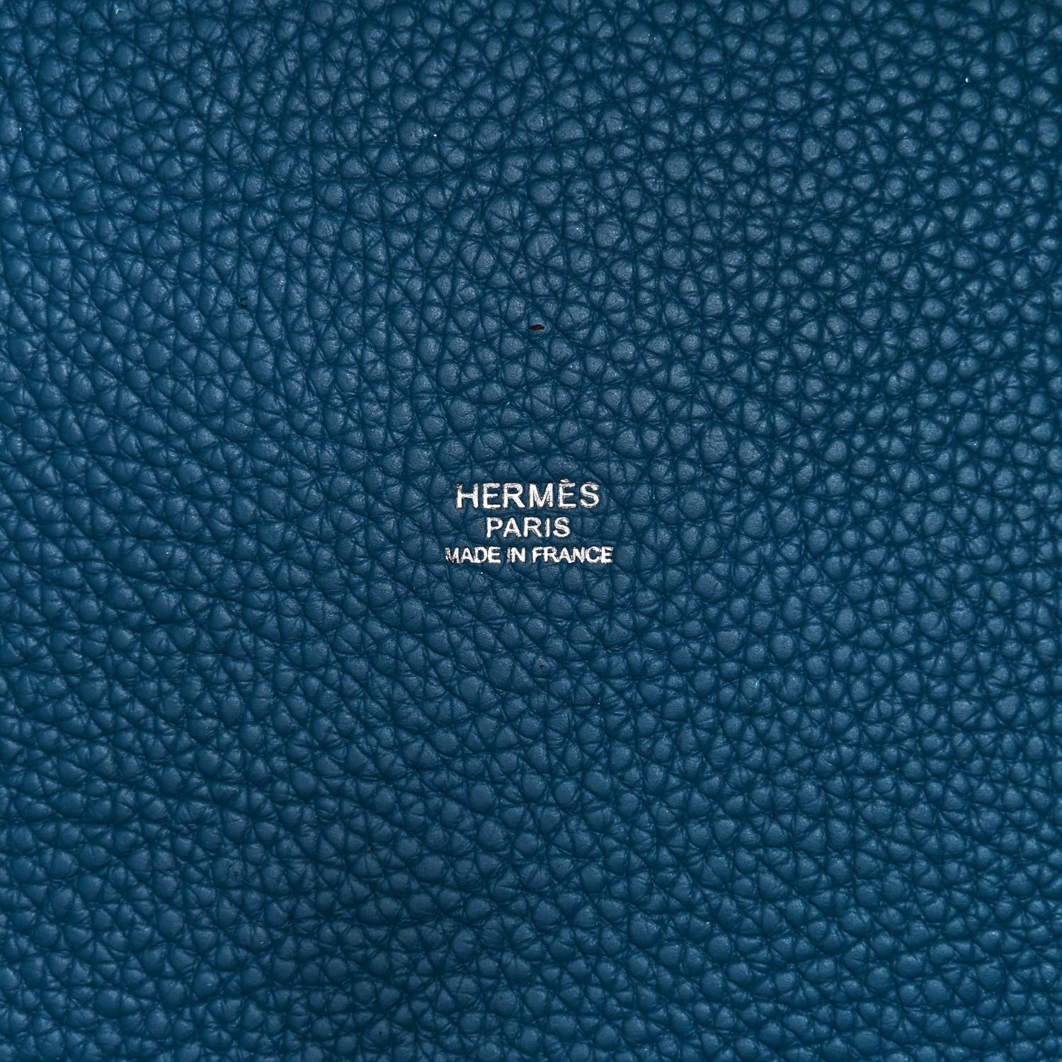 Hermes Taurillon Clemence Picotin Lock 26 GM Bleu Izmir 6 of 10