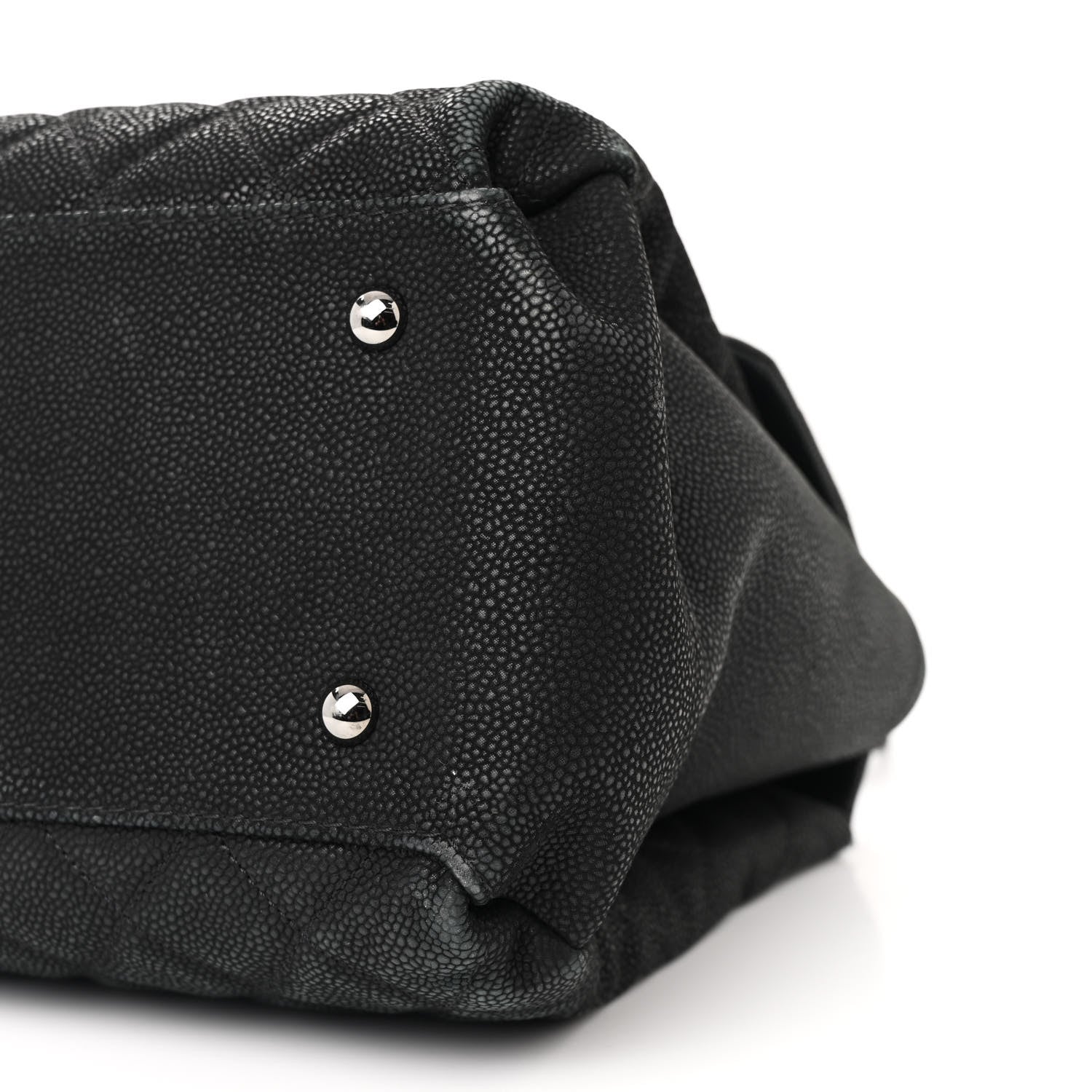 Chanel Iridescent Caviar Medium Lady Pearly Flap Black 11 of 14