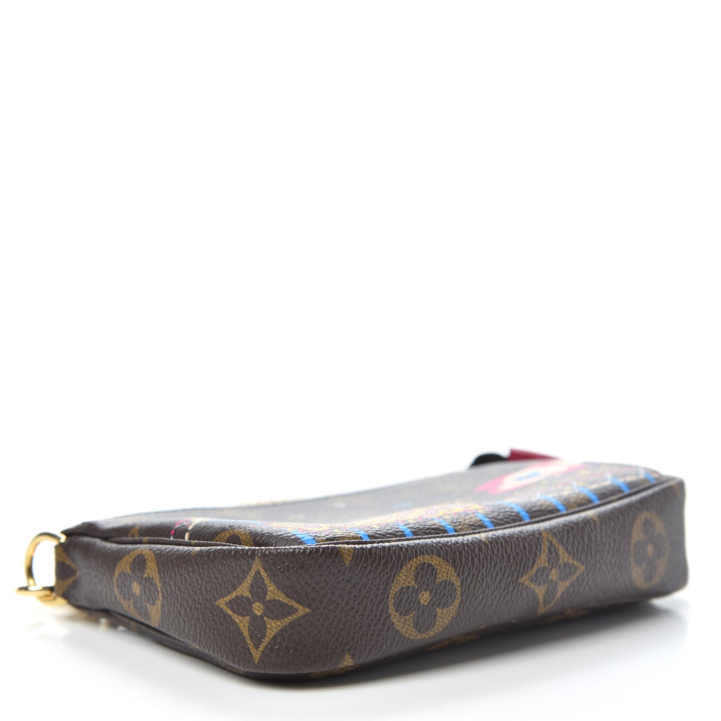 Monogram 2020 Christmas Animation Roller Coaster Mini Pochette Accessories Pivoine