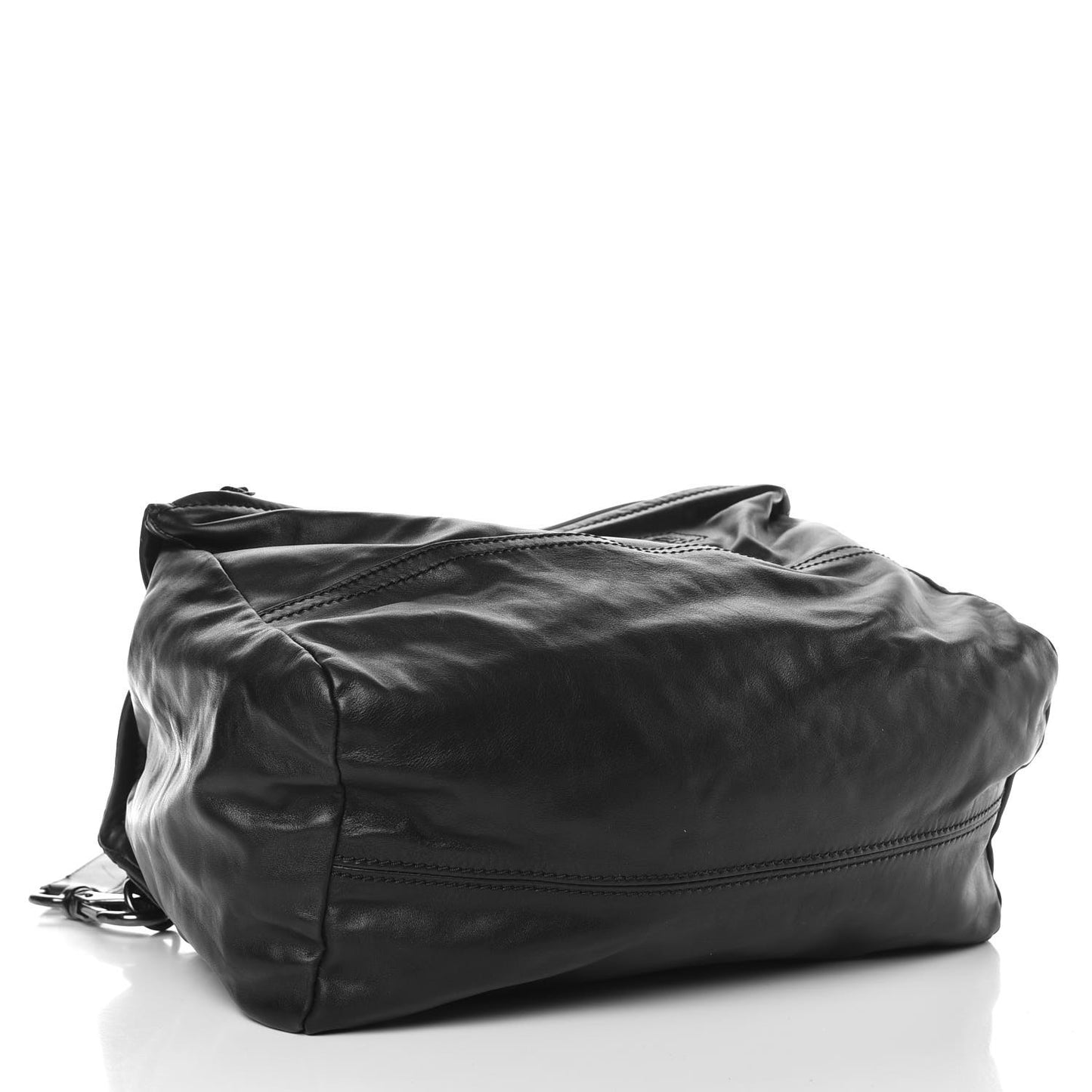 Calfskin Star Embossed Medium Pandora Black Red