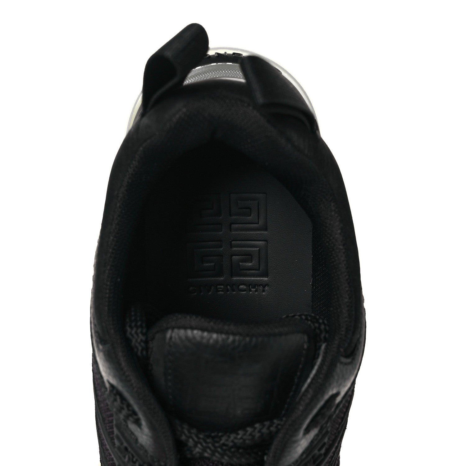 Givenchy Calfskin Mesh Technical Canvas Mens GIV 1 Sneakers 37.5 Black 8 of 9