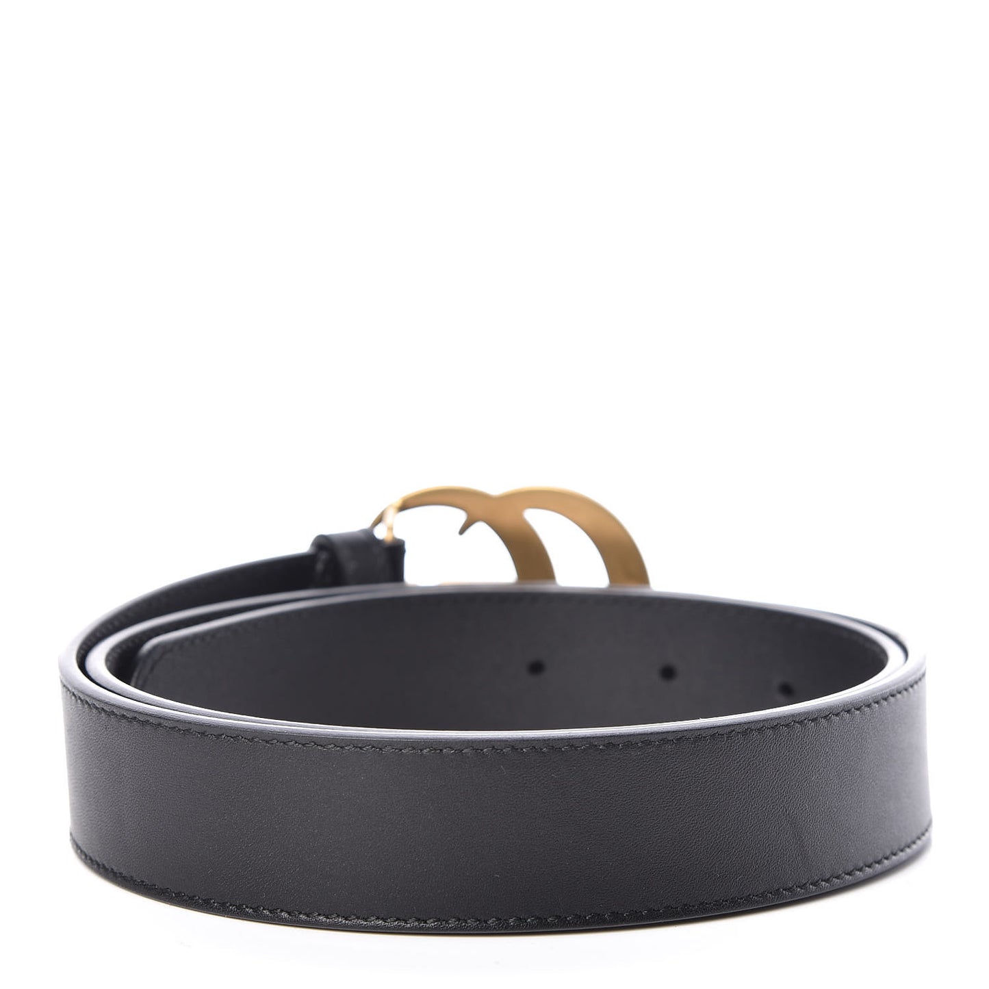 Calfskin Double G 30mm Belt 80 32 Black