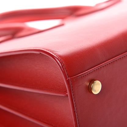 Saint Laurent Calfskin Small Sac De Jour Lipstick Red 12 of 13