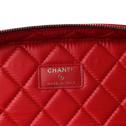 Chanel Lambskin Quilted Large Vanity Pouch Red 5 of 8