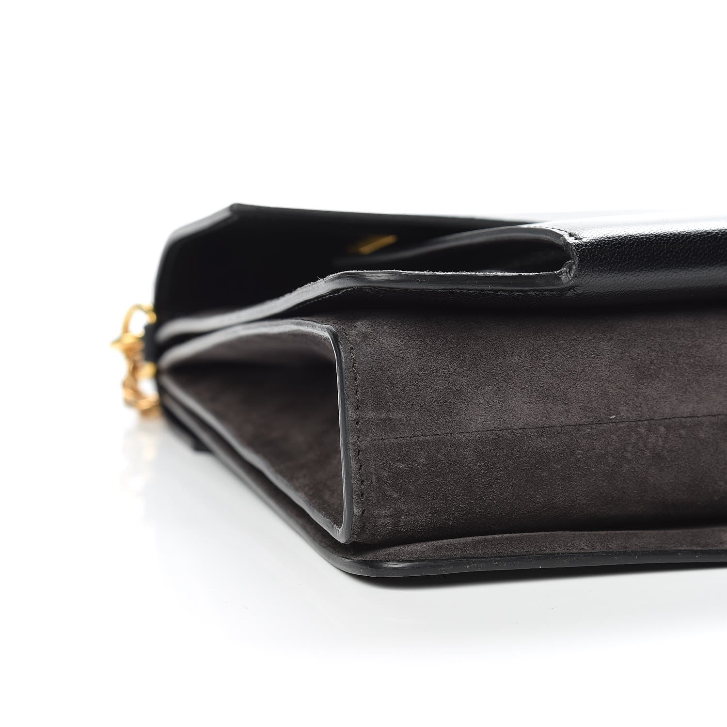 Givenchy Goatskin Suede Large GV3 Flap Black Grey 451903