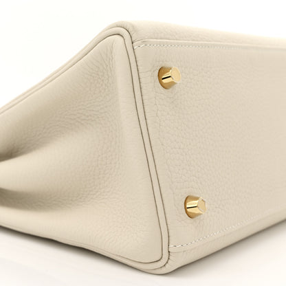 Hermes Taurillon Clemence Kelly Retourne 28 Craie 9 of 12