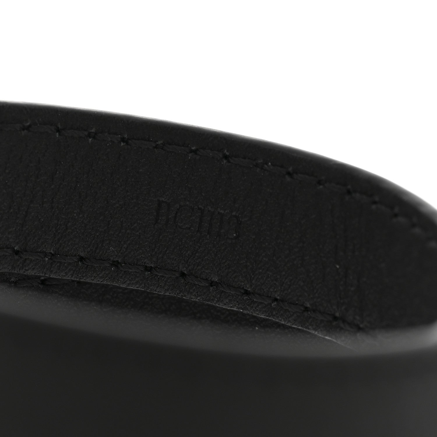 Louis Vuitton Monogram Eclipse LV Initiales Reversible Bracelet 19 5 of 7