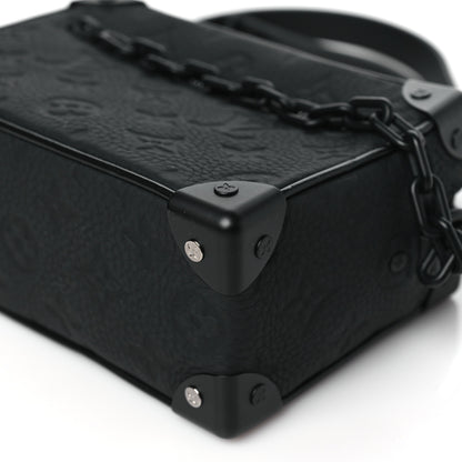 Louis Vuitton Taurillon Monogram Mini Soft Trunk Black 9 of 9