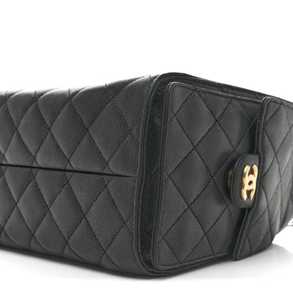 Chanel Caviar Quilted Small Chanel 25 Handbag Black 10 of 11