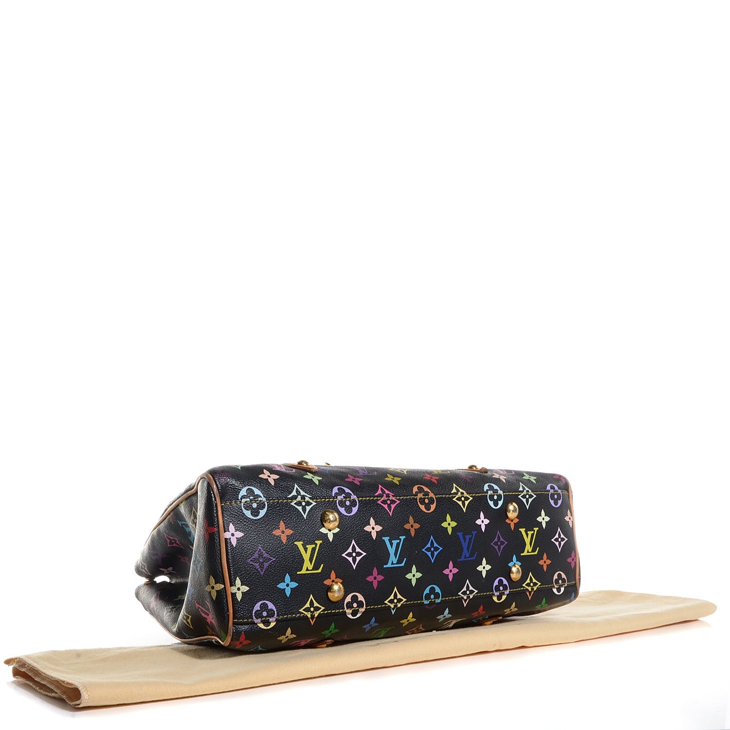 Louis Vuitton Monogram Multicolor Aurelia MM Black 4 of 7