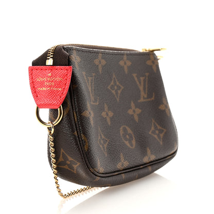 Louis Vuitton Monogram 2021 Christmas Animation London Mini Pochette Accessories Red 4 of 7
