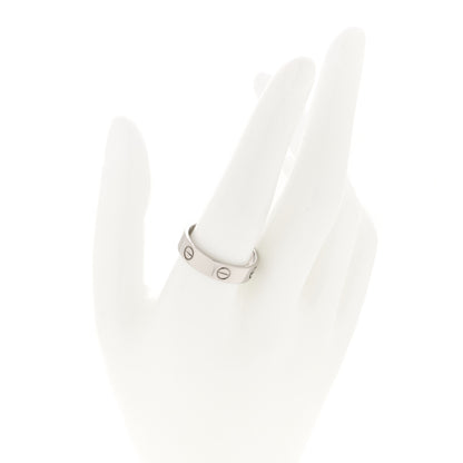 Cartier 18K White Gold 5.5mm LOVE Ring 63 10.5 2 of 5