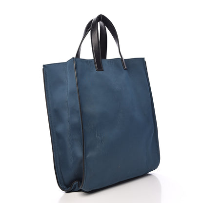Fendi Nylon Vitello Bag Bug Tote Marine Acciaco 3 of 20