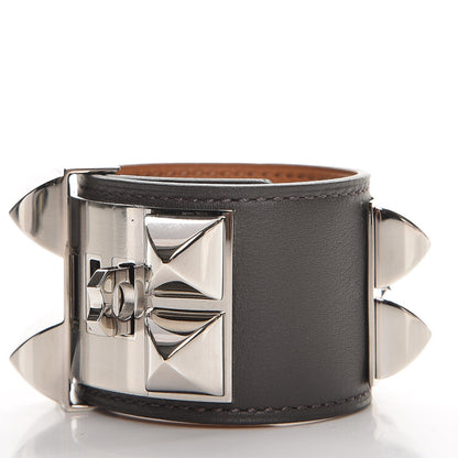 Hermes Swift Collier de Chien CDC Bracelet S Graphite 3 of 8