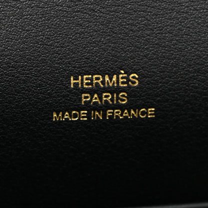 Hermes Swift Kelly Pochette Clutch Black 6 of 8