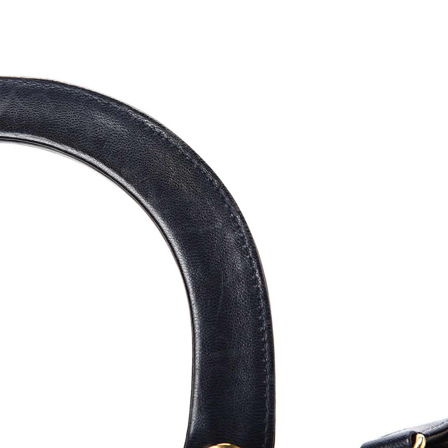 Lambskin Cannage Medium Lady Dior Navy Blue