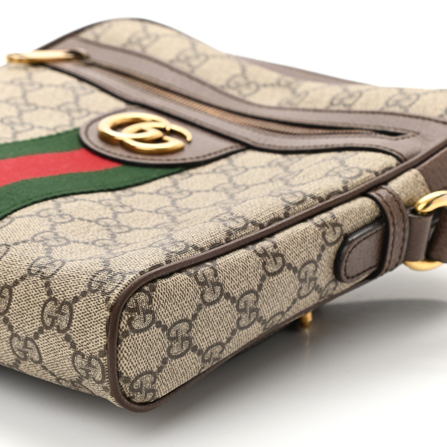 Gucci GG Supreme Monogram Web Small Ophidia Messenger Bag Brown 8 of 8