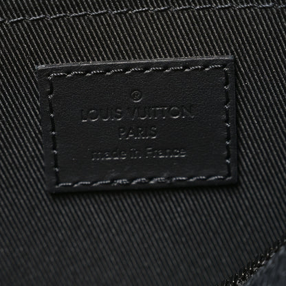 Louis Vuitton Grained Calfskin Aerogram City Keepall Black 6 of 9