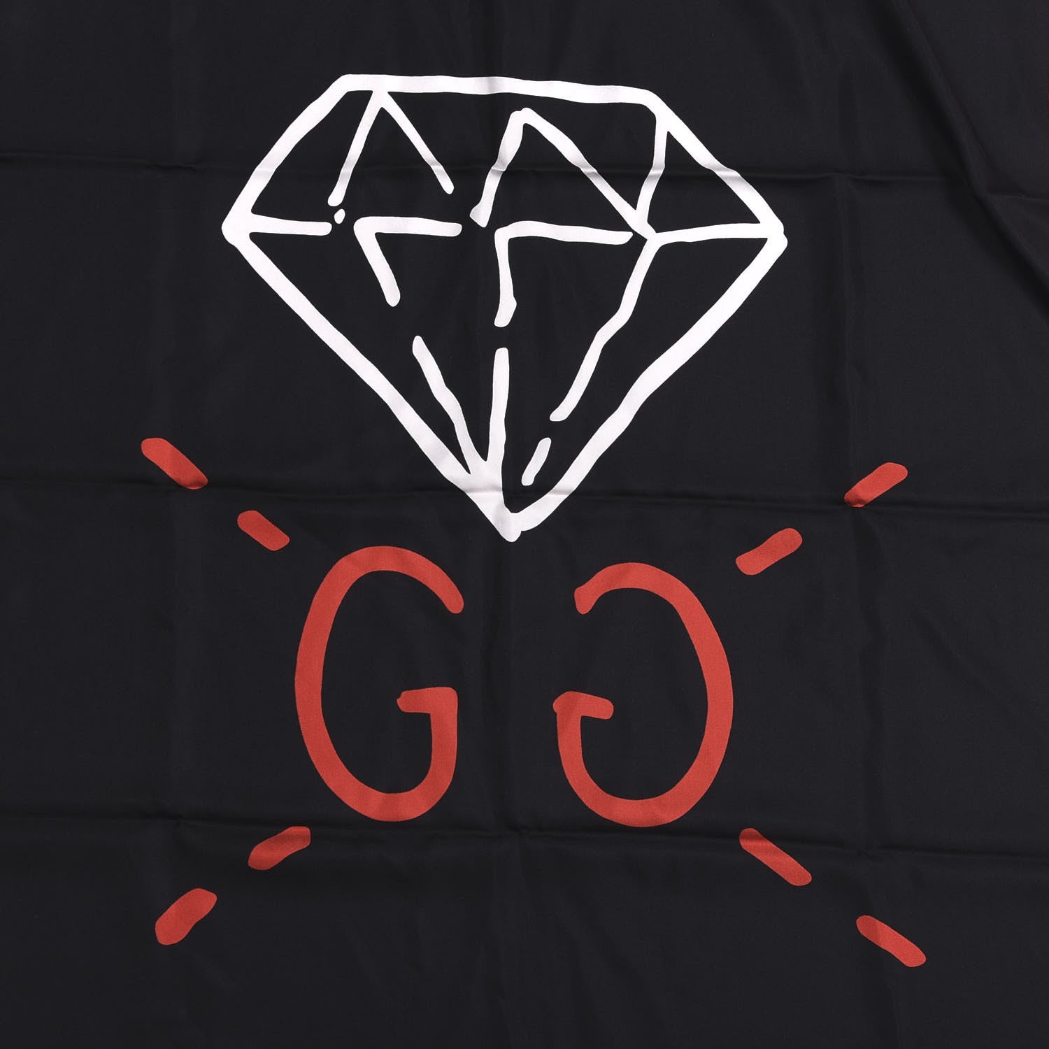 Gucci Silk GG Diamond Square Scarf Black 2 of 4
