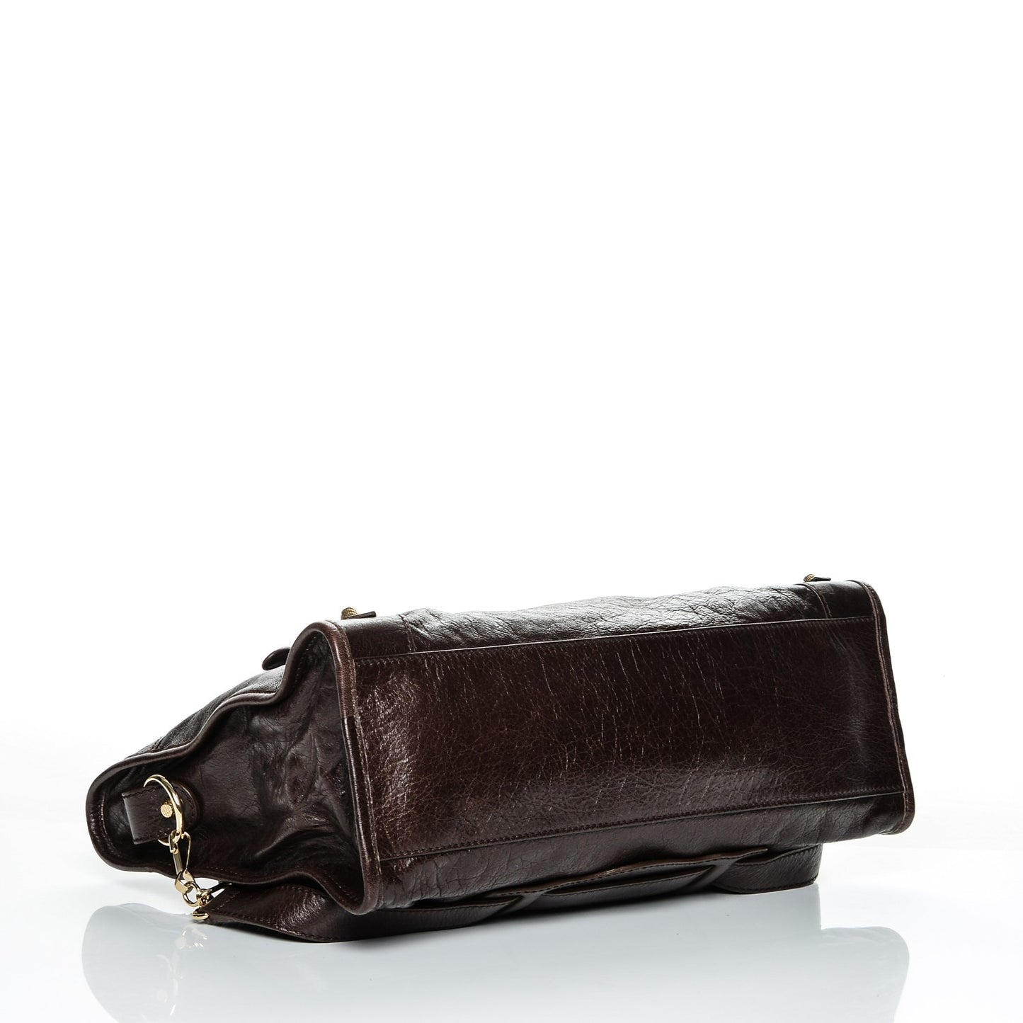 Agneau Giant 12 Gold Hardware City Cigare Fonce