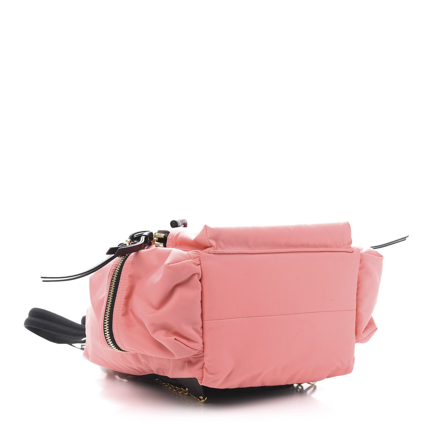 Nylon Medium Rucksack Backpack Bright Coral Pink