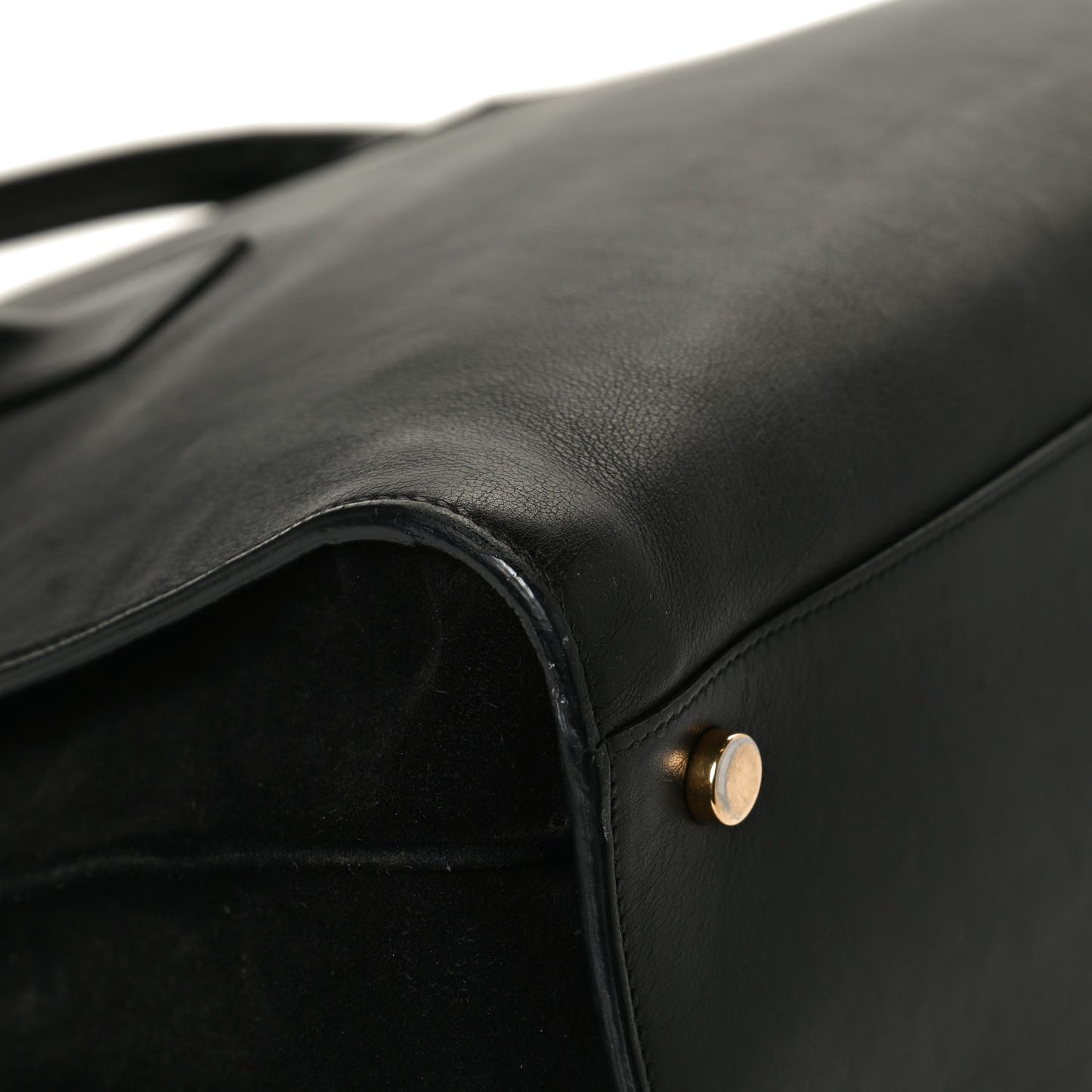 Calfskin Small Sac De Jour Black