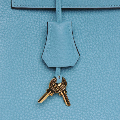 Hermes Taurillon Clemence Kelly Retourne 28 Bleu Saint Cyr 21 of 30