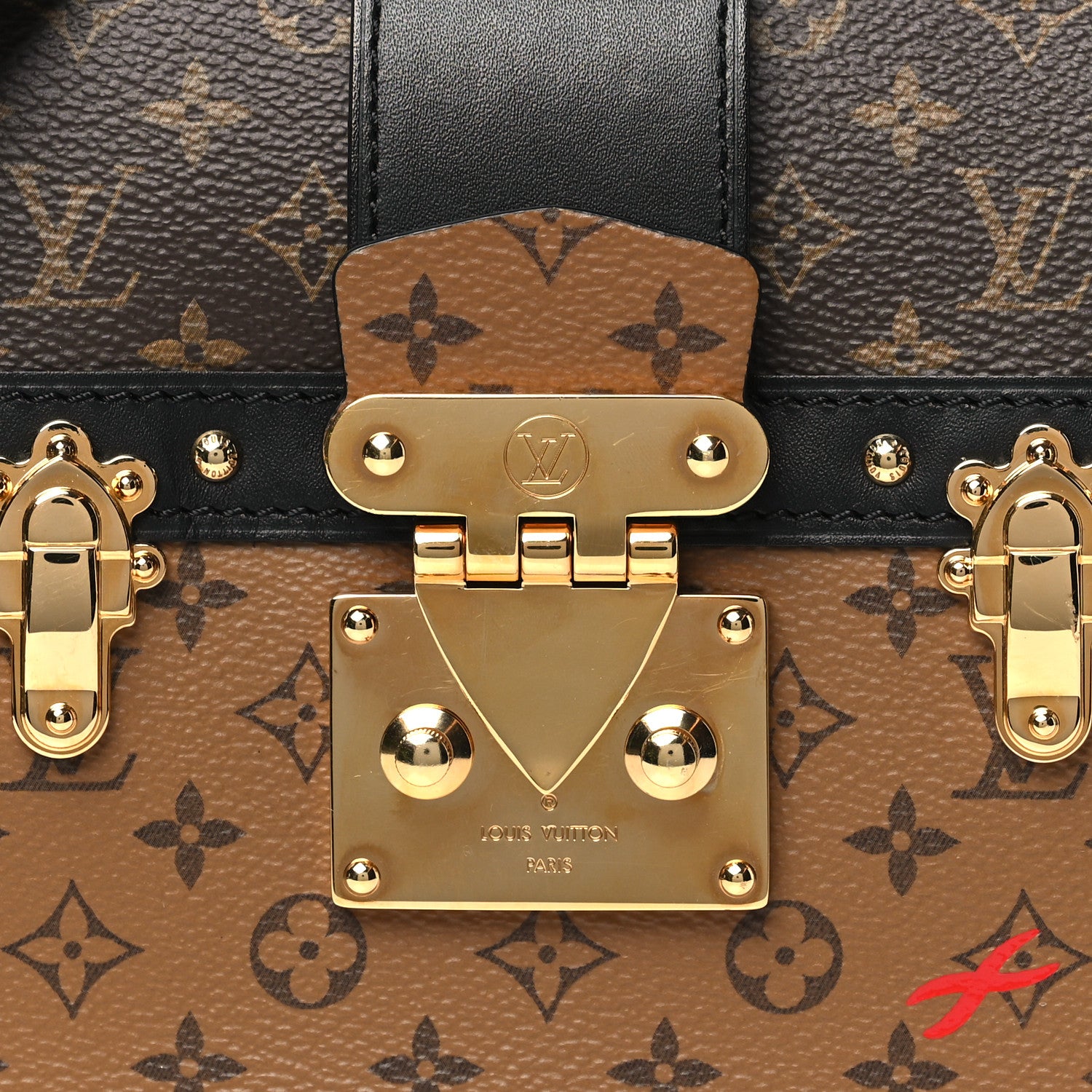 Louis Vuitton Reverse Monogram Trunk Clutch 7 of 9