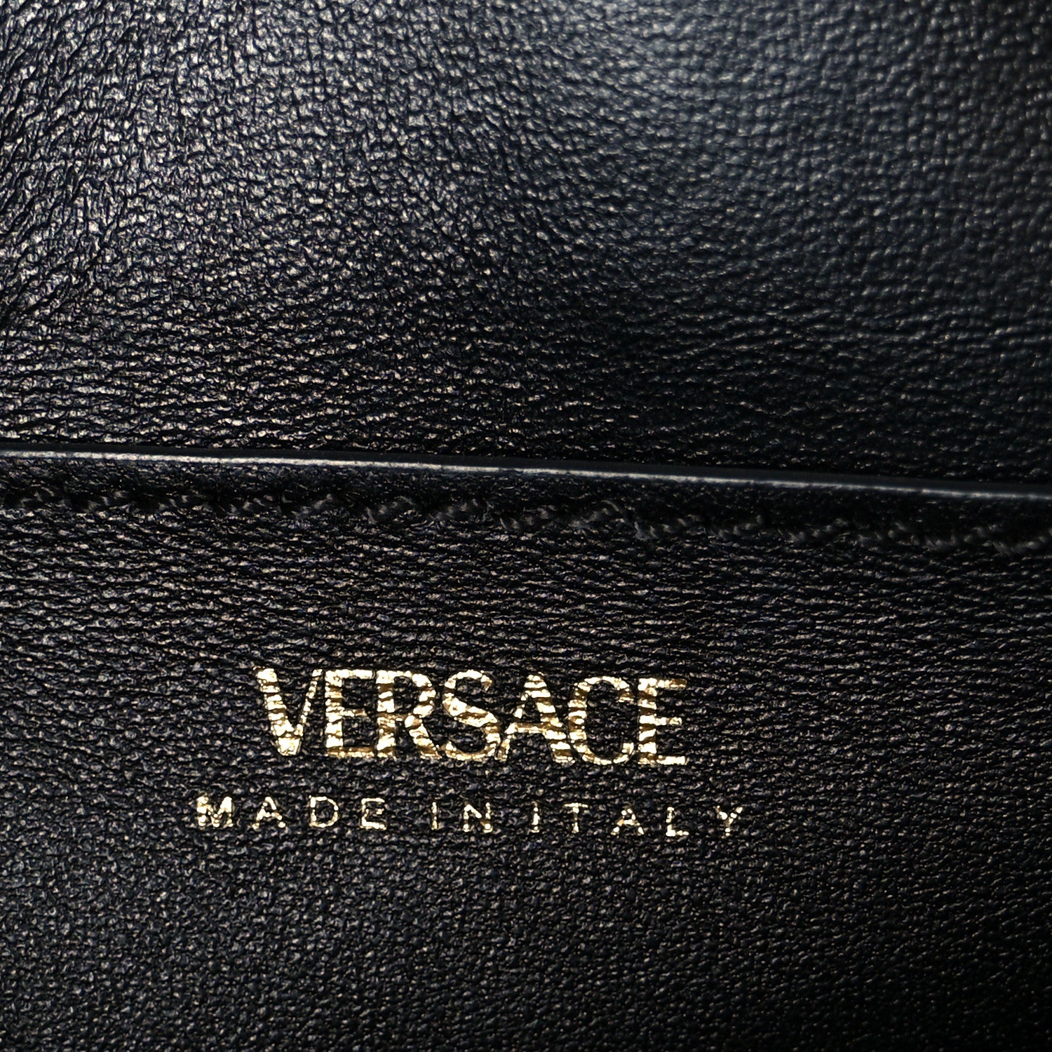 Versace Grained Calfskin Small La Medusa Top Handle Bag Black 6 of 11