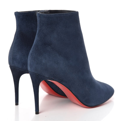 Christian Louboutin Veau Velours Eloise Booty 85 Ankle Boots 37 Bavarois 4 of 12